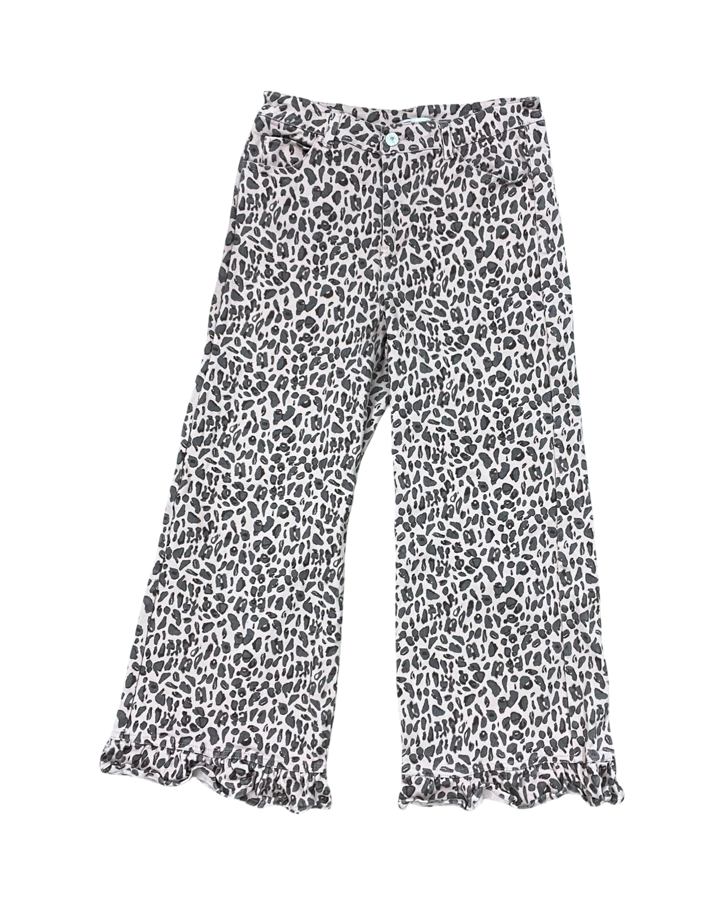 Jeans Wide Leg By Entro In Animal Print, Size:M