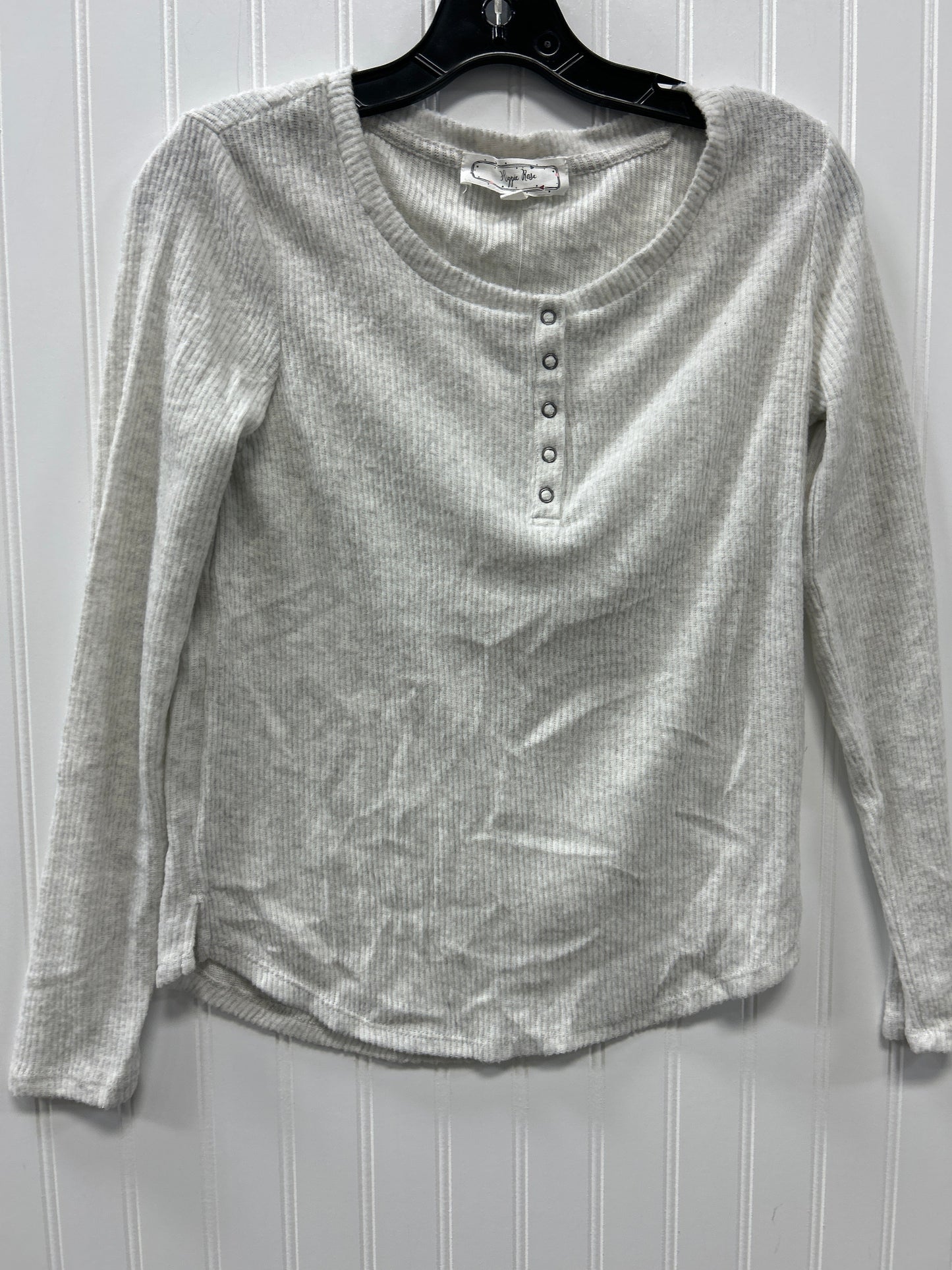Top Ls By Hippie Rose In Grey, Size:S