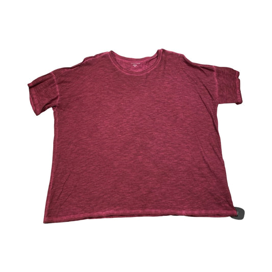 Top Ss Designer By Eileen Fisher In Pink, Size:M