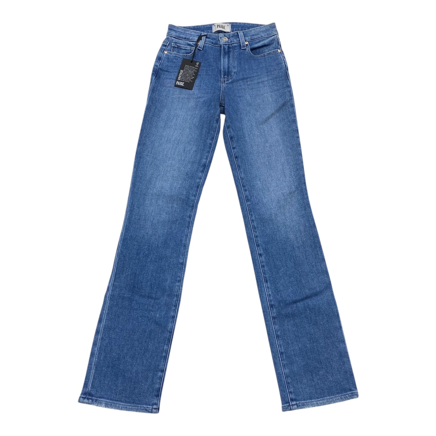 Jeans Straight By Paige In Blue, Size:0