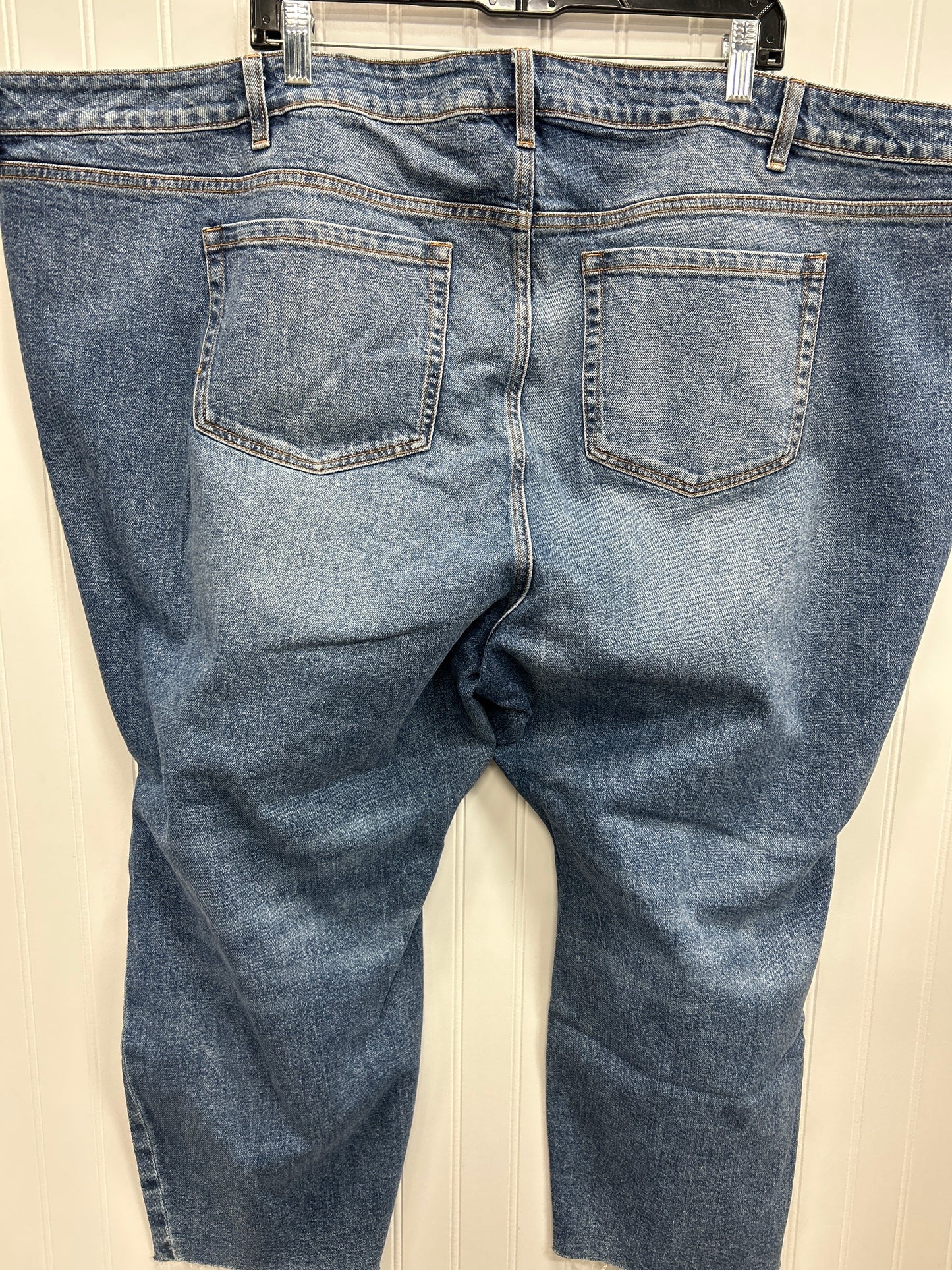 Jeans Boyfriend By Torrid In Blue Denim, Size:28