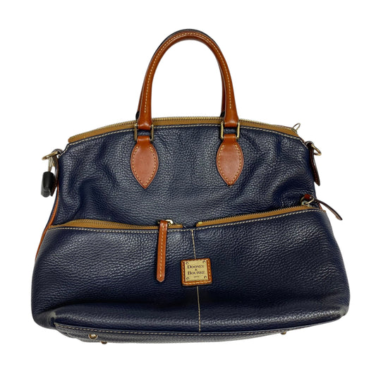 Handbag Designer By Dooney And Bourke In Navy, Size:Medium