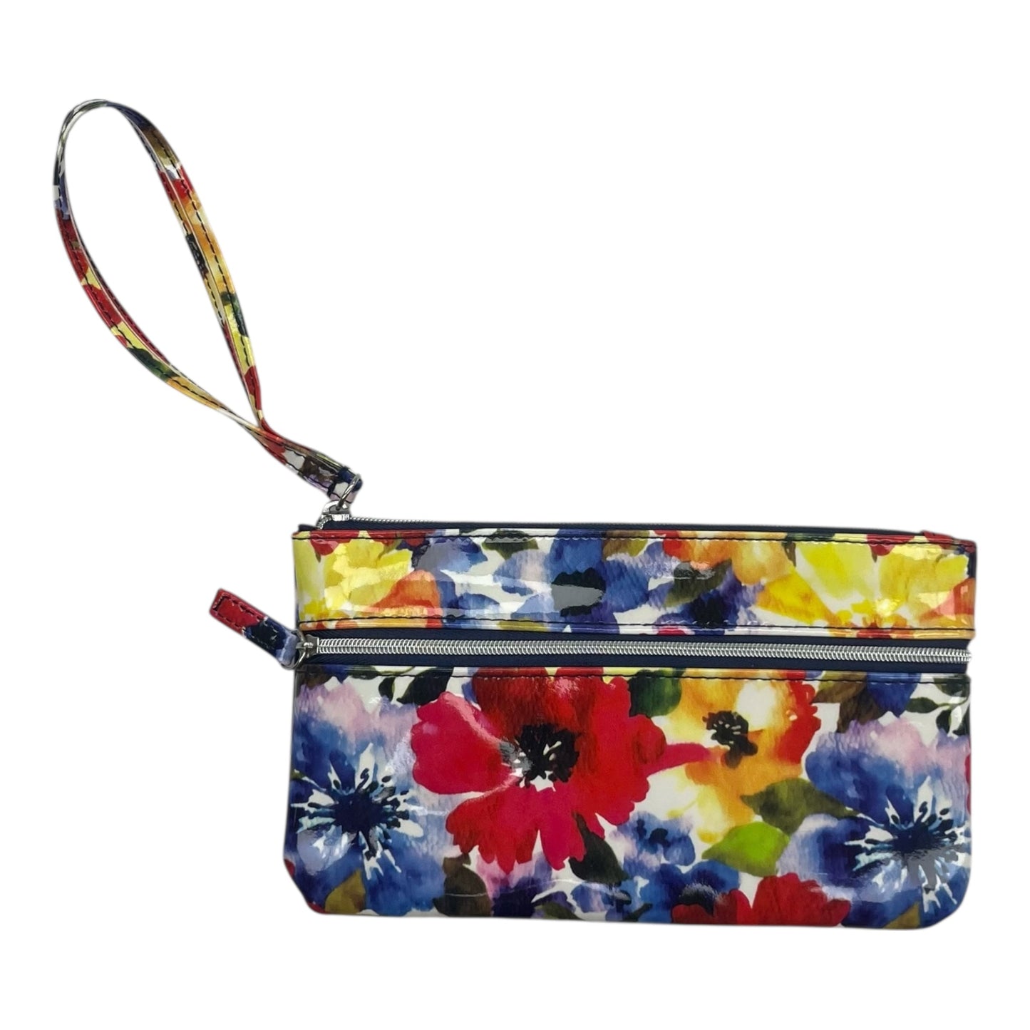 Wristlet By Clothes Mentor In Floral Print, Size:Medium