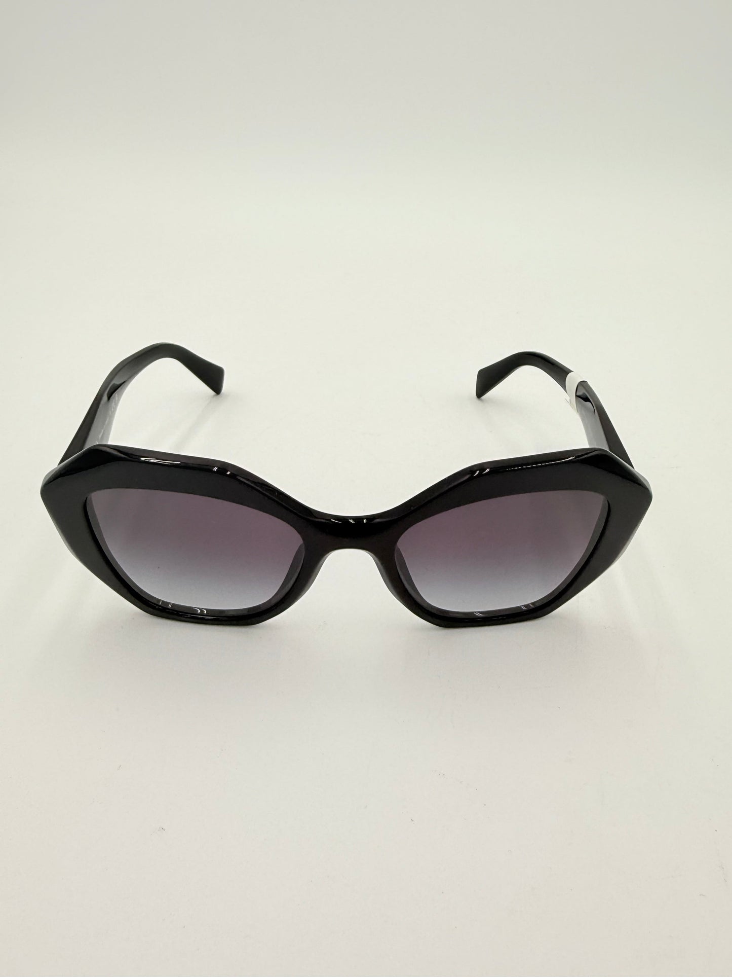 Sunglasses Luxury Designer By Prada In Black, Size: