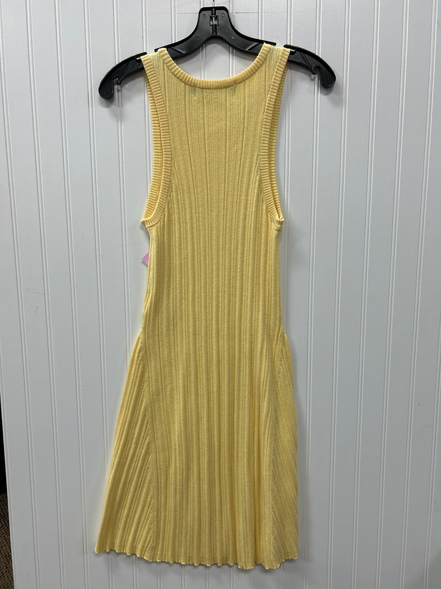 Dress Casual Midi By Vero Moda In Yellow, Size:L