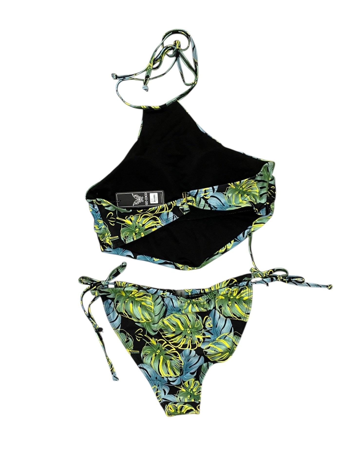 Swimsuit 2Pc By Cmc In Blue & Green, Size:L