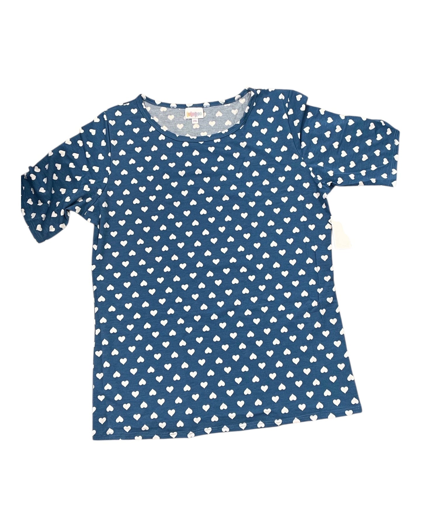 Top Ss By Lularoe In Blue, Size:2X