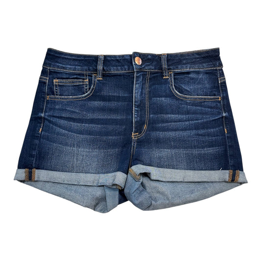 Shorts By American Eagle In Blue Denim, Size:12
