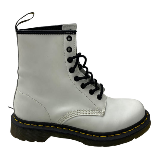 Boots Combat By Dr Martens In White, Size:7