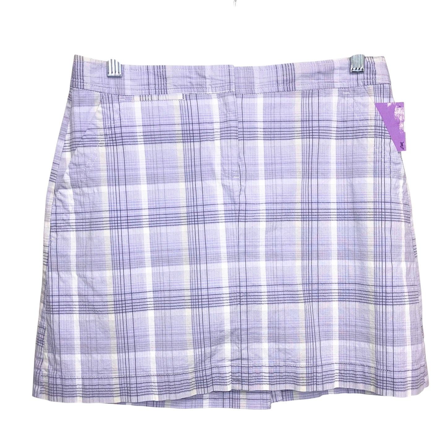 Athletic Skort By Izod In Plaid Pattern, Size:S