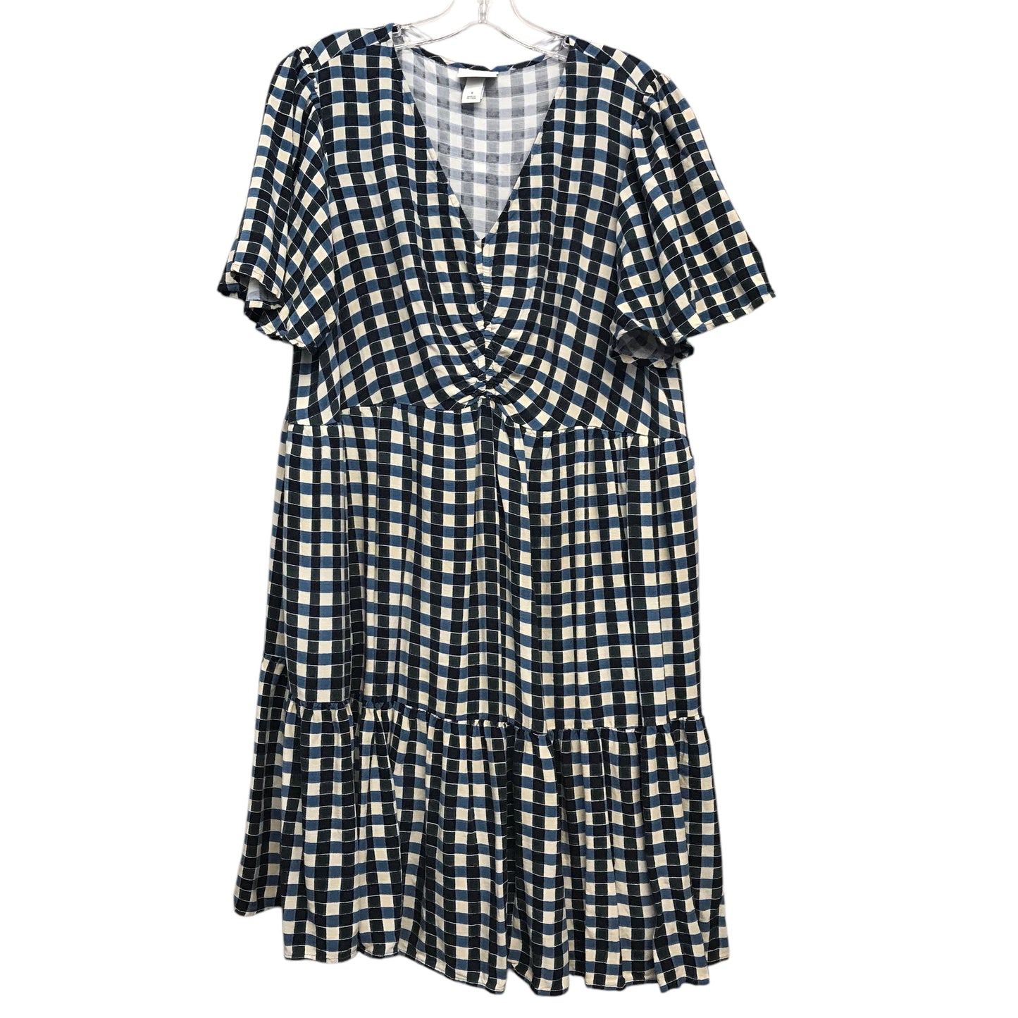 Dress Casual Short By Ava & Viv In Blue, Size:Xl