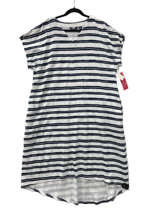 Dress Casual Maxi By Lands End In Black & White, Size:Xl