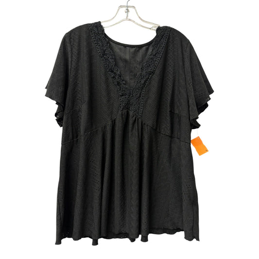 Top Ss By Shein In Black, Size:4X