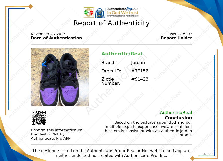 Shoes Luxury Designer By Jordan In Black & Purple, Size: 6.5