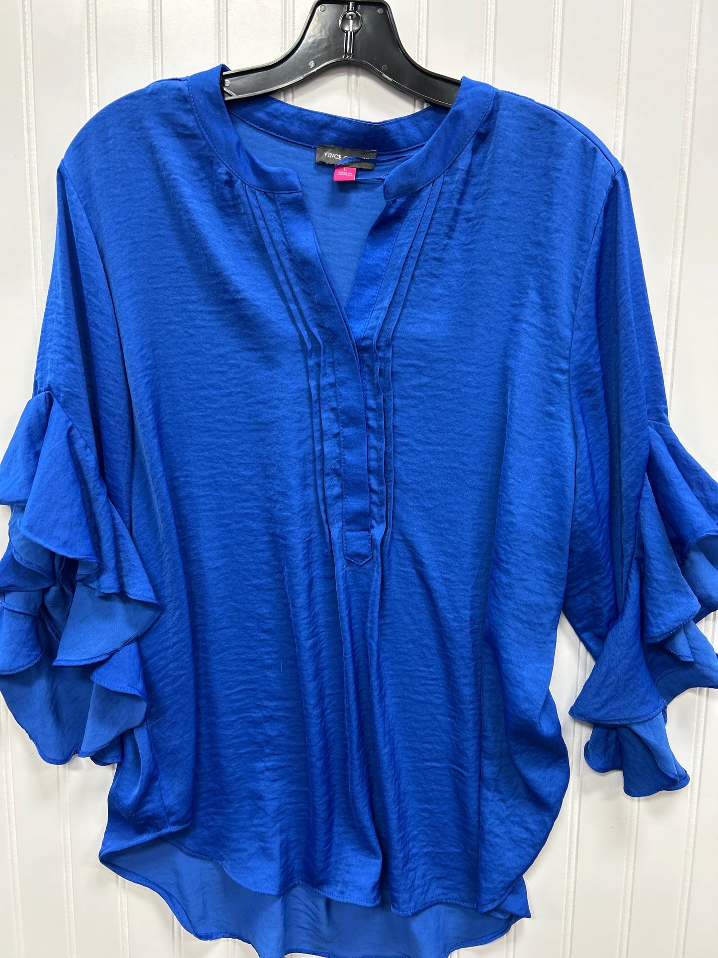 Top Ls By Vince Camuto In Blue, Size:L