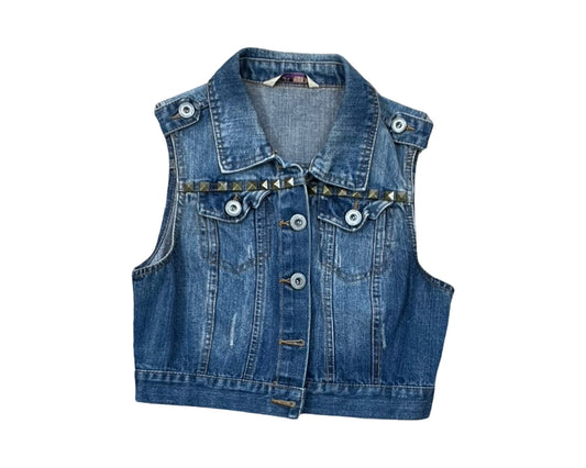 Vest Other By Highway In Blue Denim, Size:S