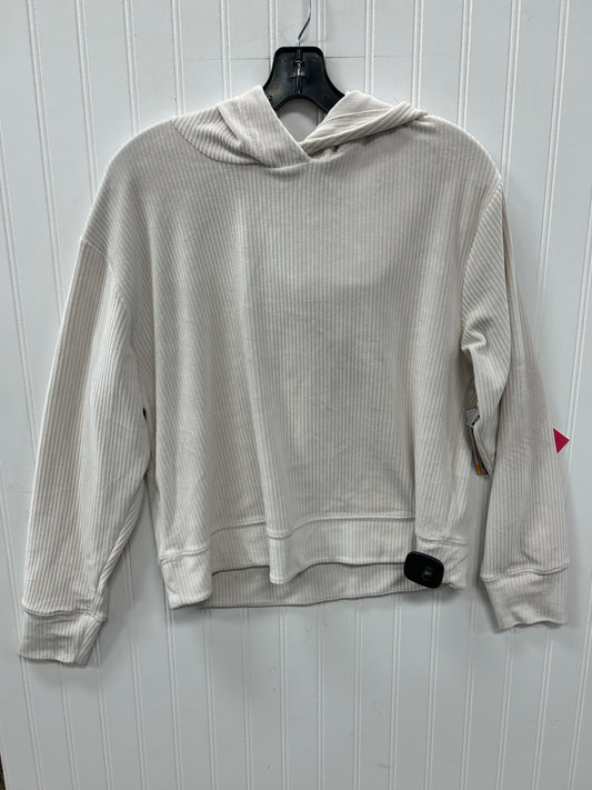 Athletic Top Ls Hoodie By Avia In Tan, Size:S