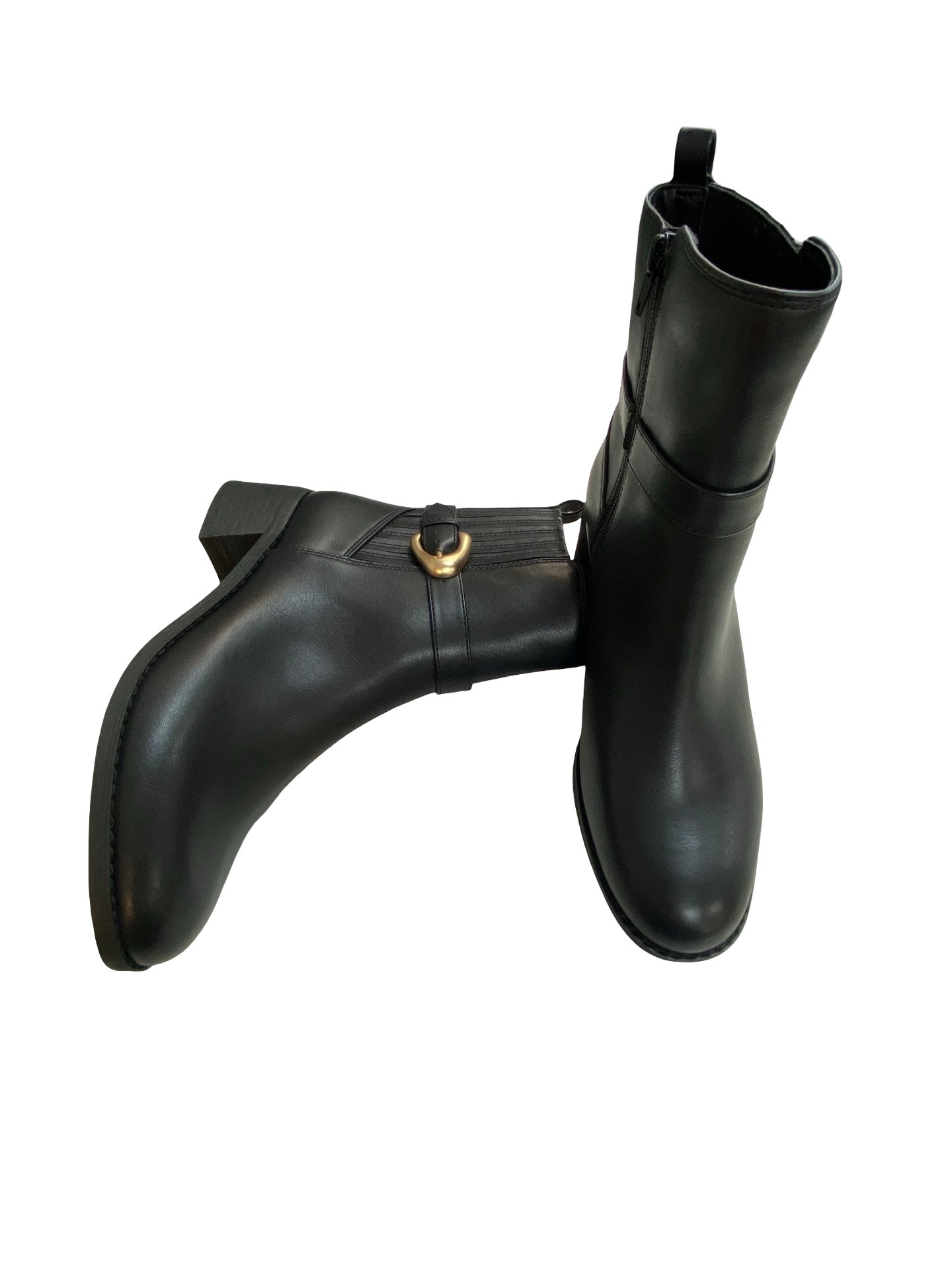 Boots Ankle Heels By Dolce Vita In Black, Size:8.5