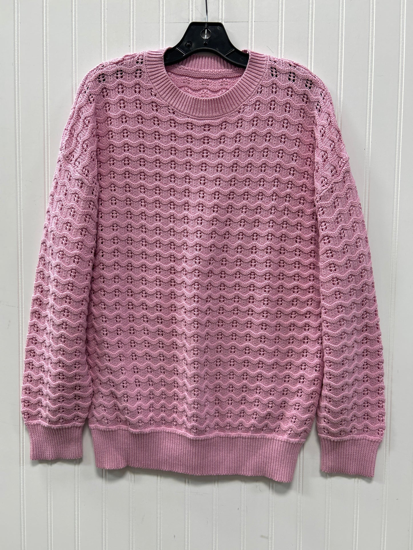 Sweater By Clothes Mentor In Pink, Size:M