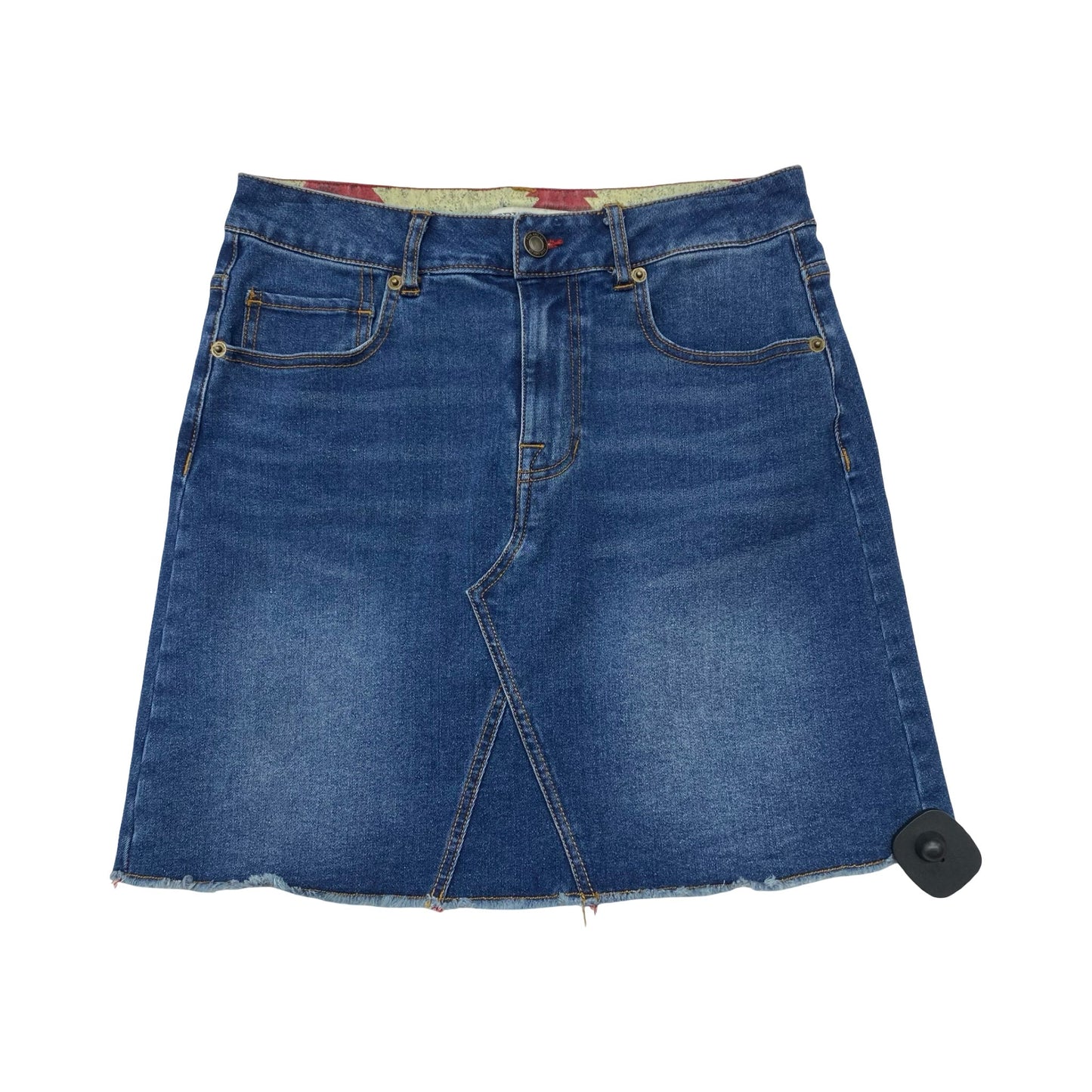 Skirt Midi By Frye And Co In Blue Denim, Size:4