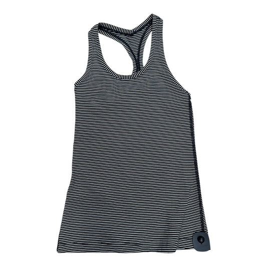 Athletic Tank Top By Lululemon In Striped Pattern, Size:S