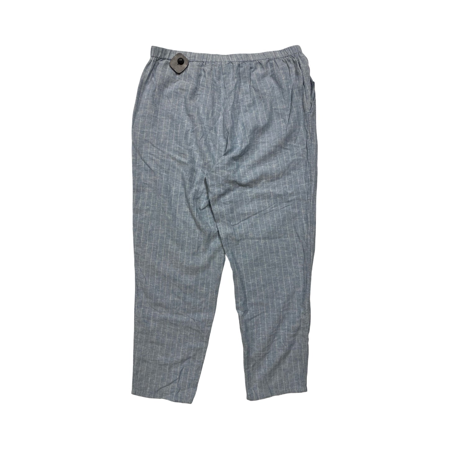 Pants Designer By Eileen Fisher In Blue, Size:M