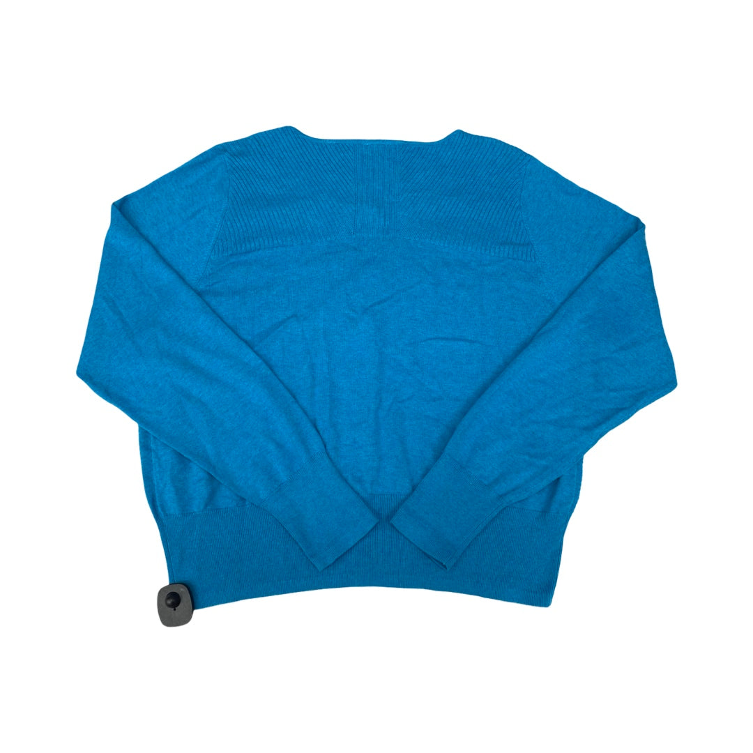 Sweater Cardigan By Cabi In Blue, Size:Xl