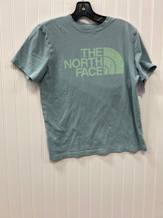 Athletic Top Ss By The North Face In Blue, Size:S