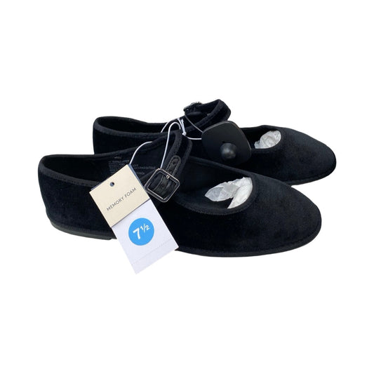 Shoes Flats By Universal Thread In Black, Size:7.5