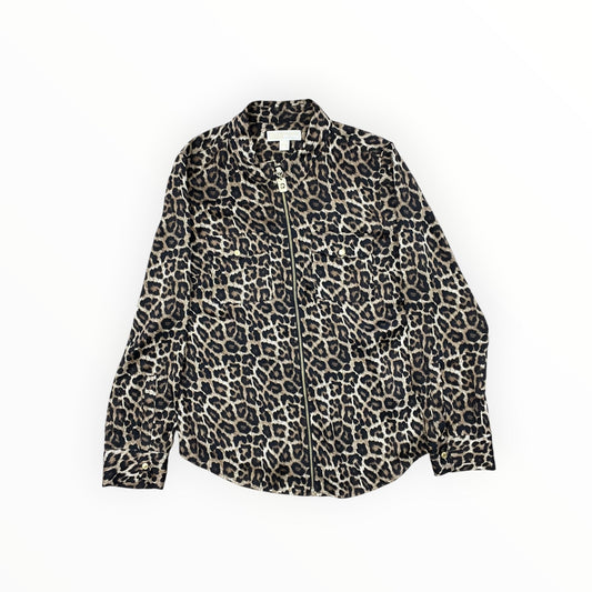Top Ls By Michael By Michael Kors In Animal Print, Size:L