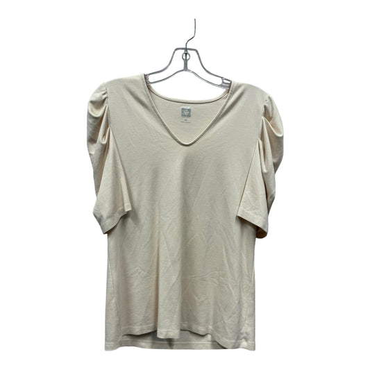 Top Ss By Anne Klein In Ivory, Size:M