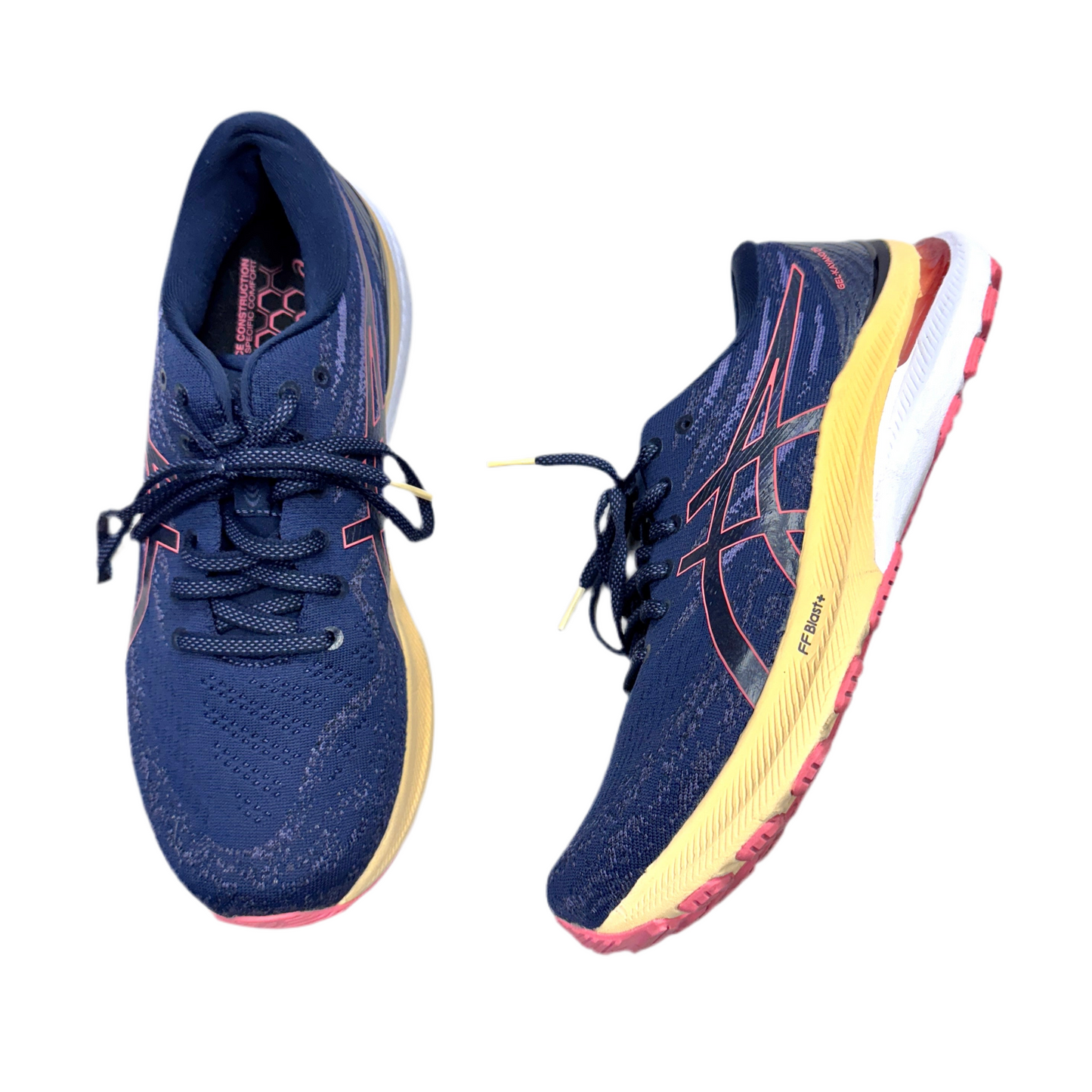 Shoes Athletic By Asics In Blue & Orange, Size: 11