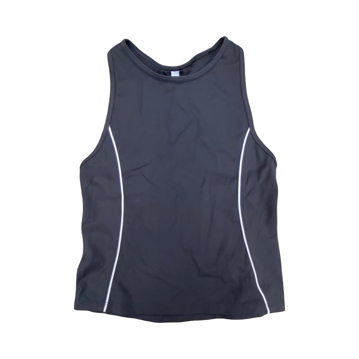 Athletic Tank Top By Athleta In Black & White, Size:Xxs