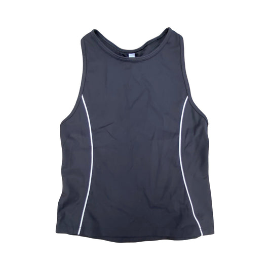 Athletic Tank Top By Athleta In Black & White, Size:Xxs