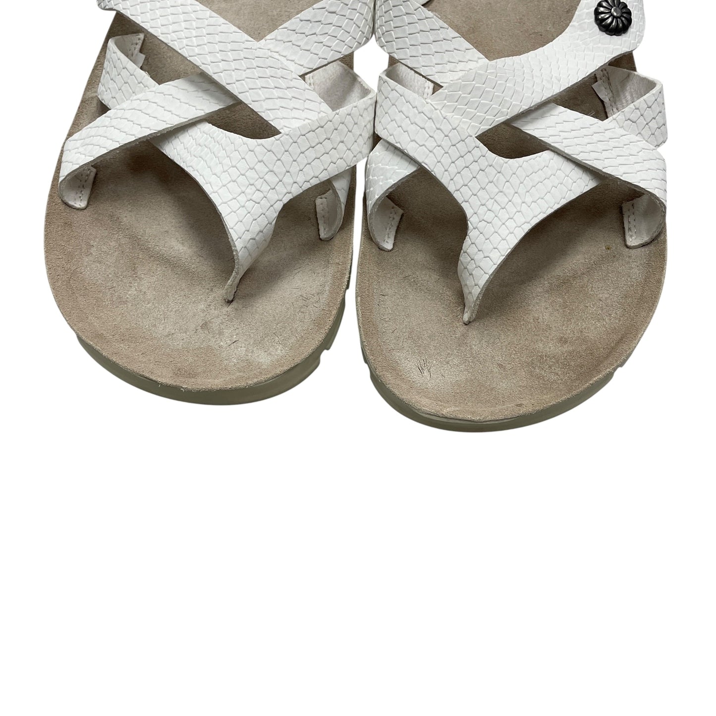 Sandals Flats By Cliffs By White Mountain In White, Size: 10