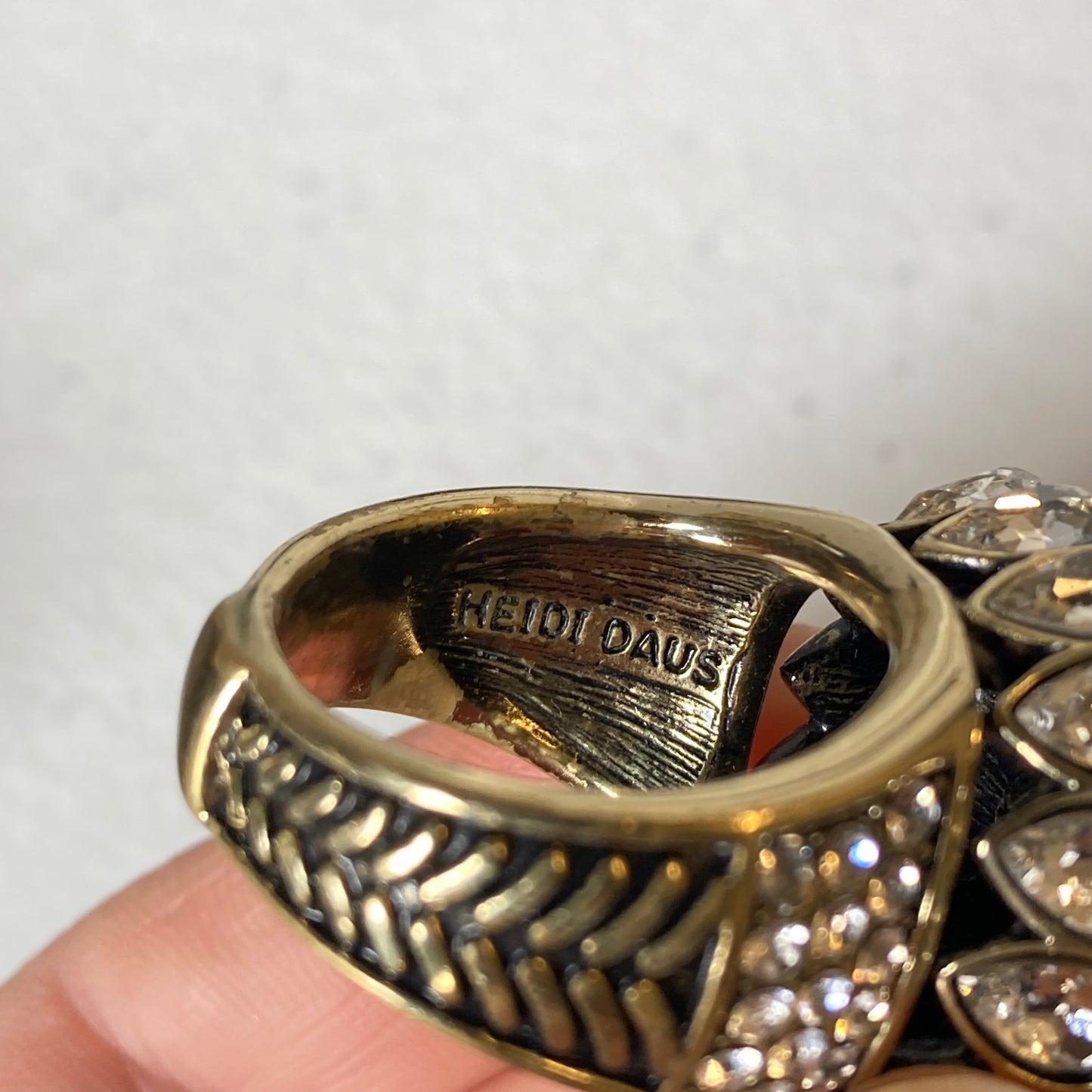 Ring Statement By Heidi Daus In Gold