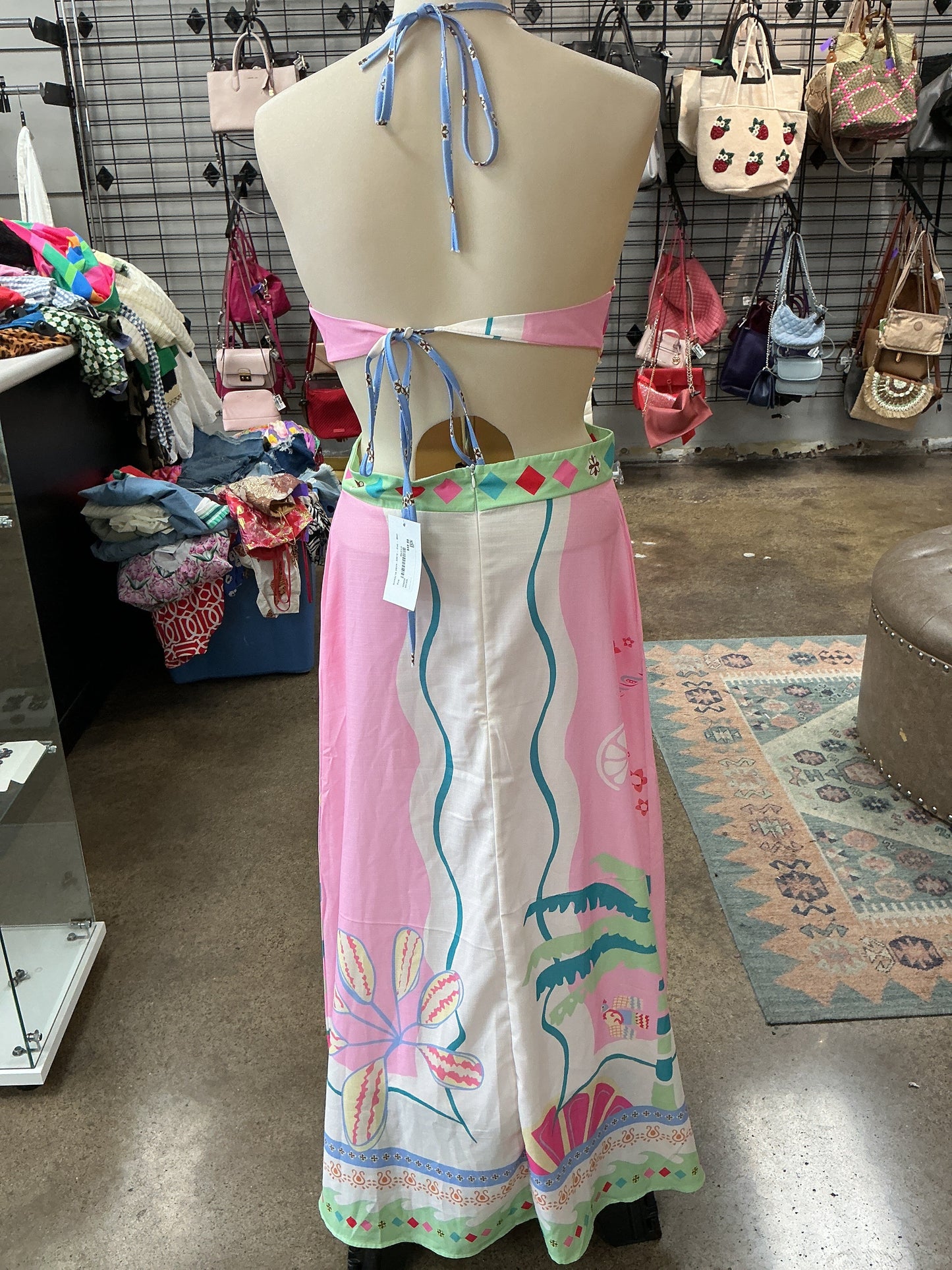 Dress Casual Maxi By Sunday Up In Multi, Size:M