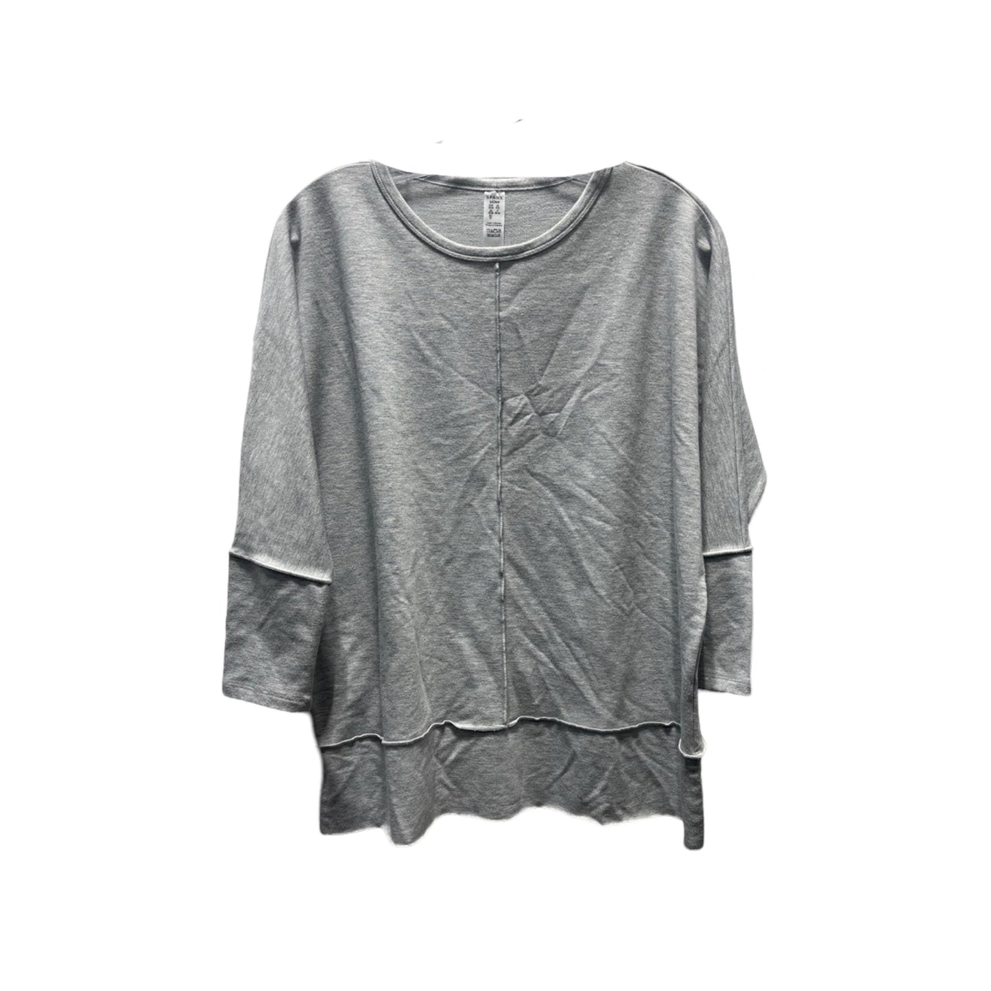 Top Long Sleeve By Spanx In Grey, Size: S