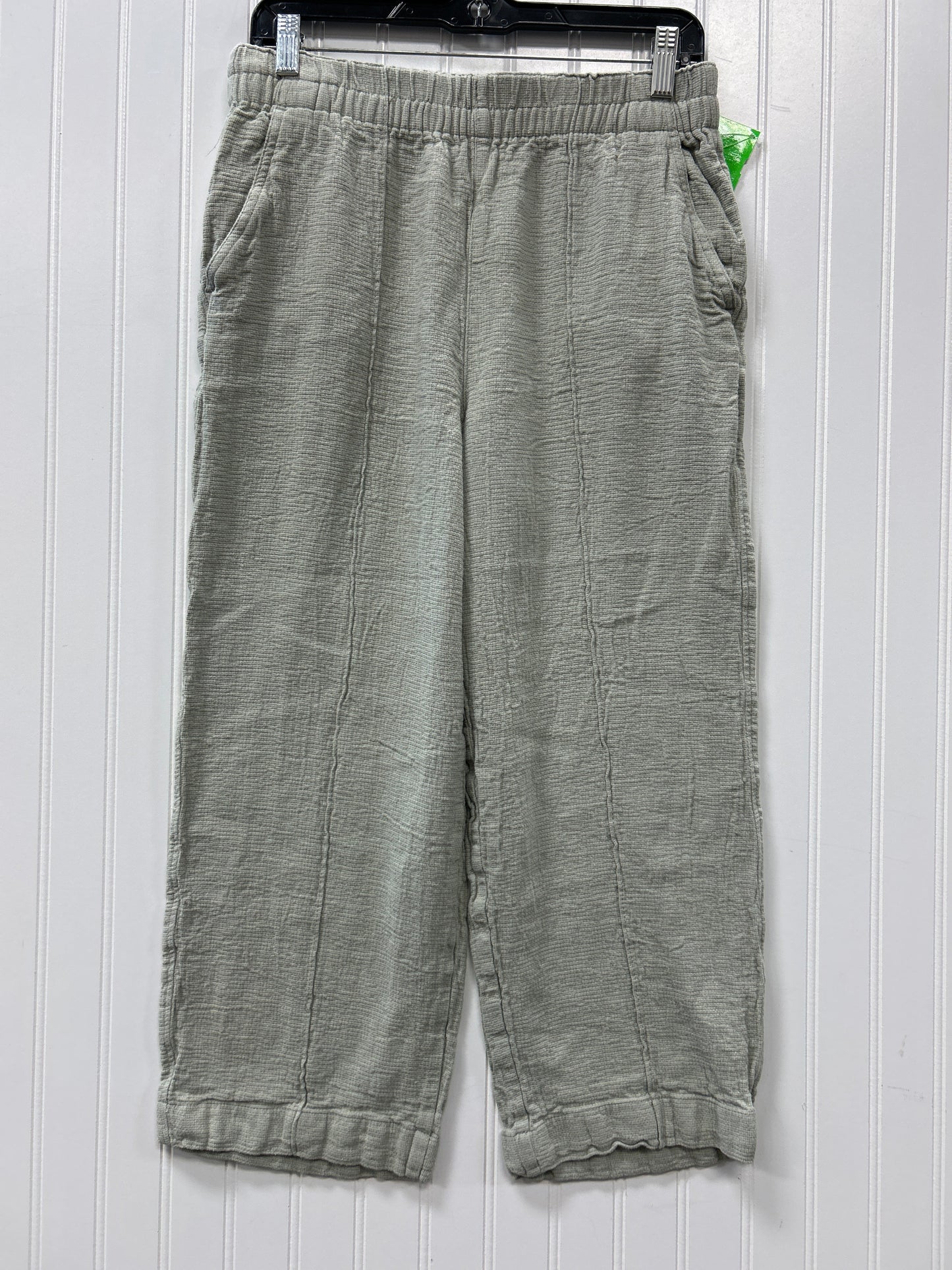 Pants Linen By Madewell In Green, Size:M