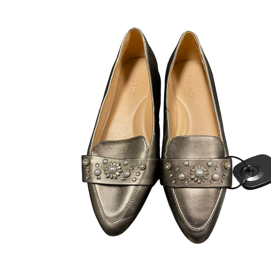 Shoes Flats By Talbots In Gold, Size:6