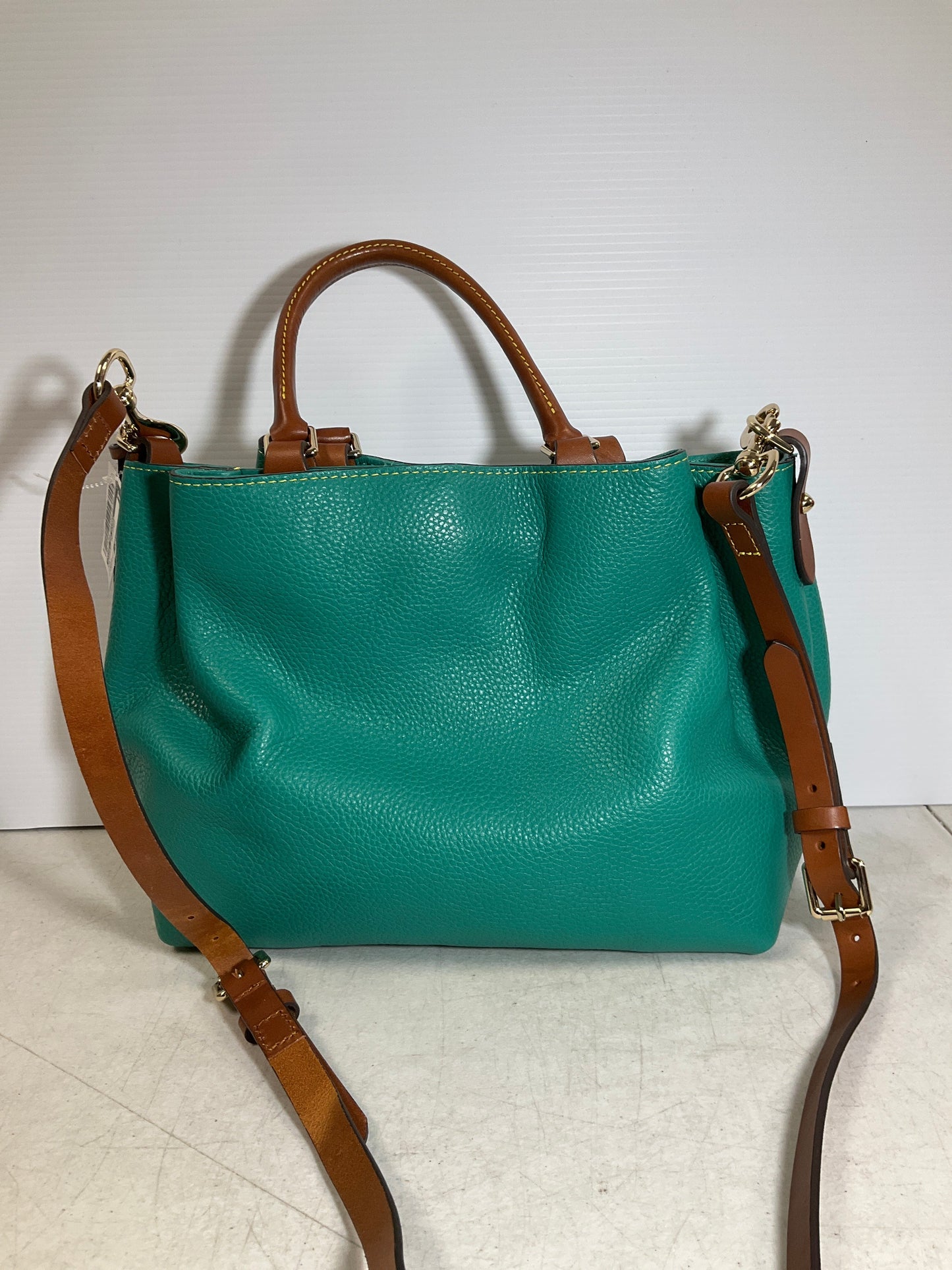 Crossbody Designer By Dooney And Bourke In Teal, Size:Medium