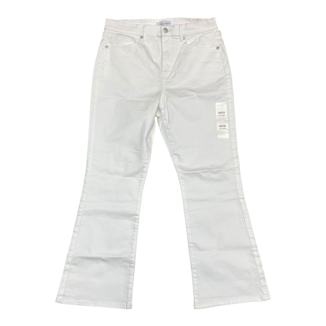 Jeans Boot Cut By Loft In White, Size:10