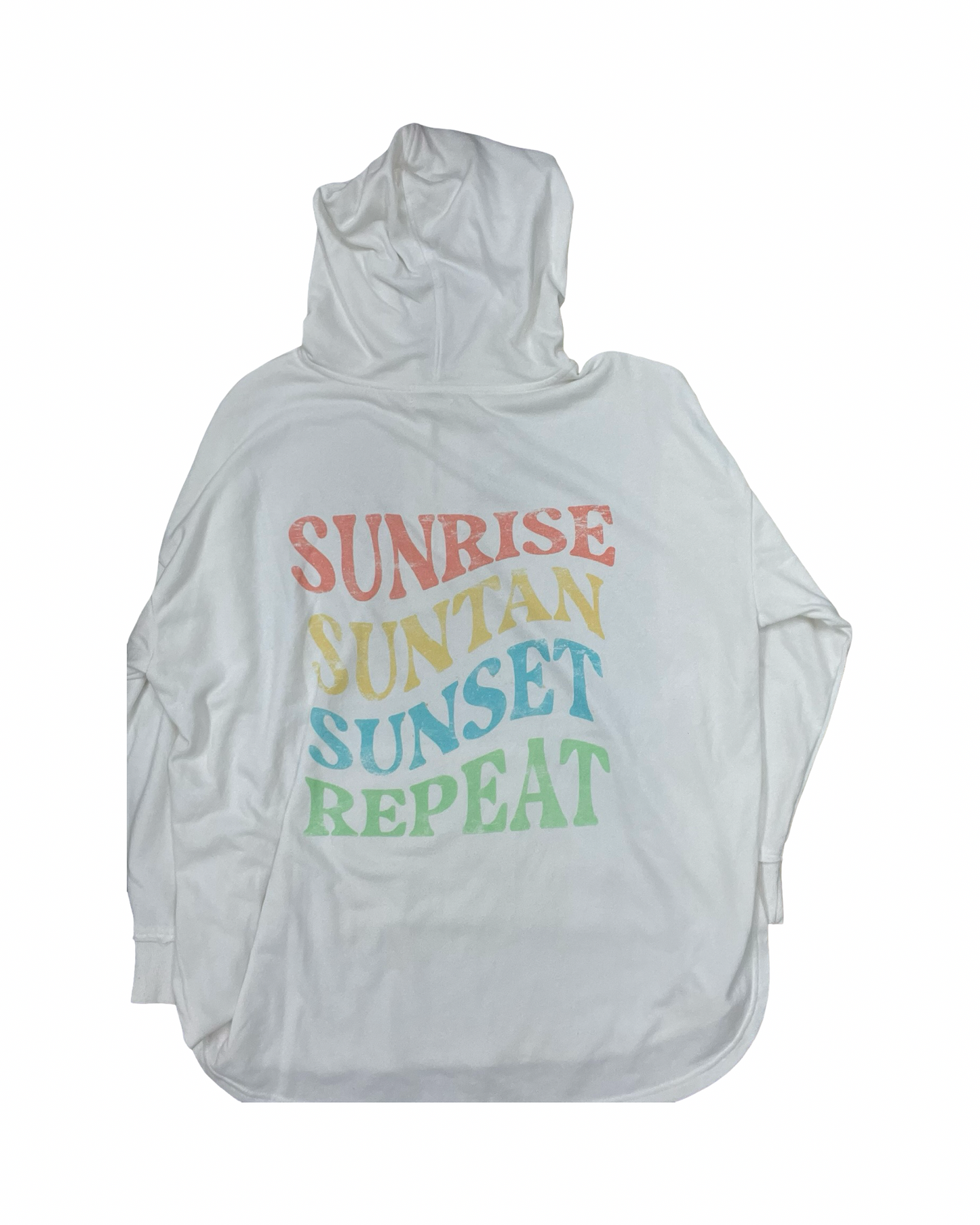 Sweatshirt Hoodie By Maurices In White, Size:1X