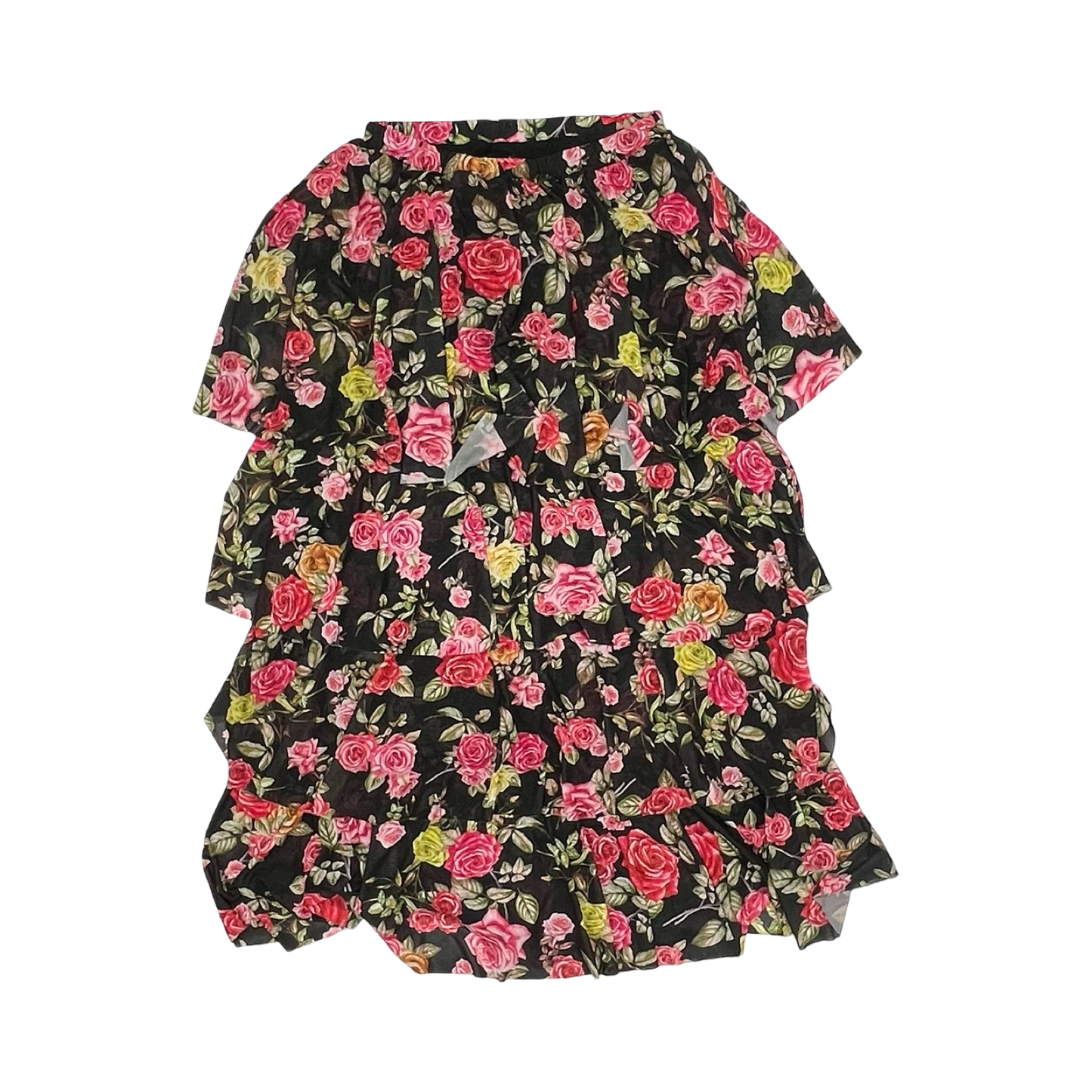Skirt Maxi By Afrm In Black & Red, Size:L