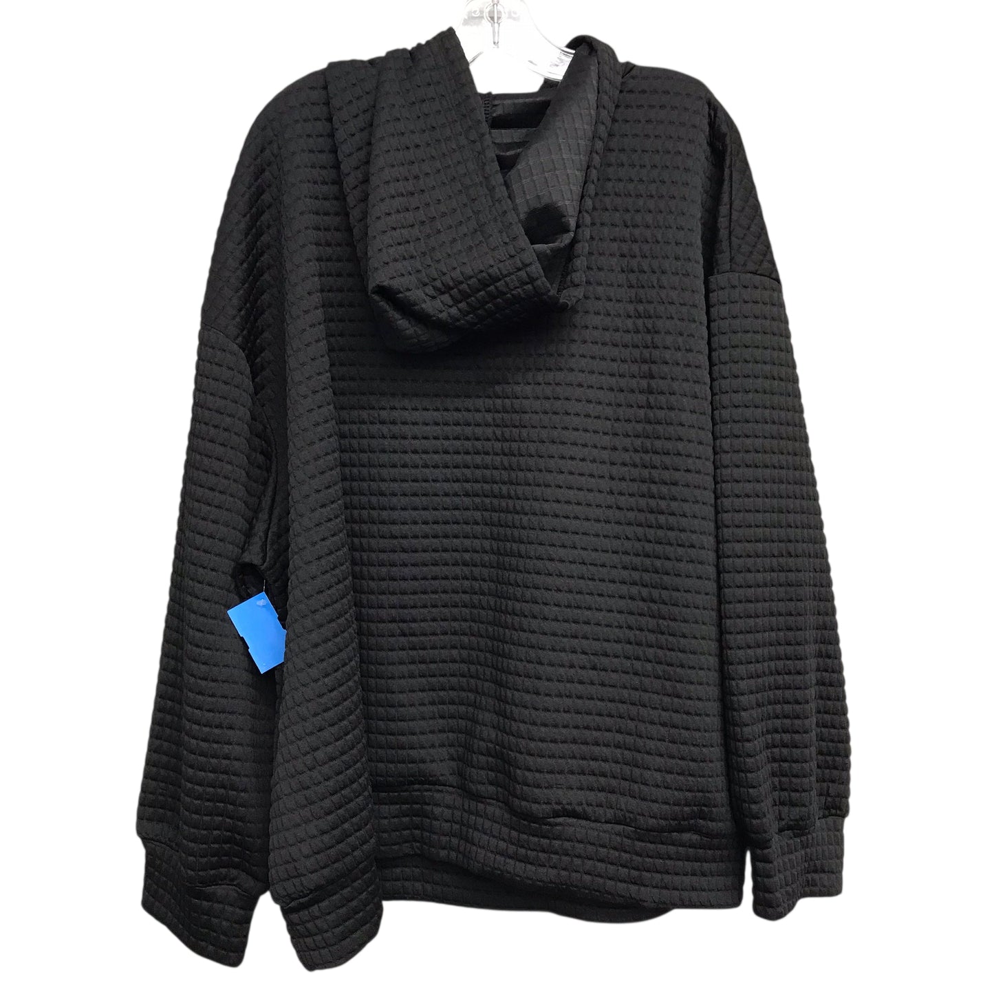 Sweatshirt Hoodie In Black, Size:4X