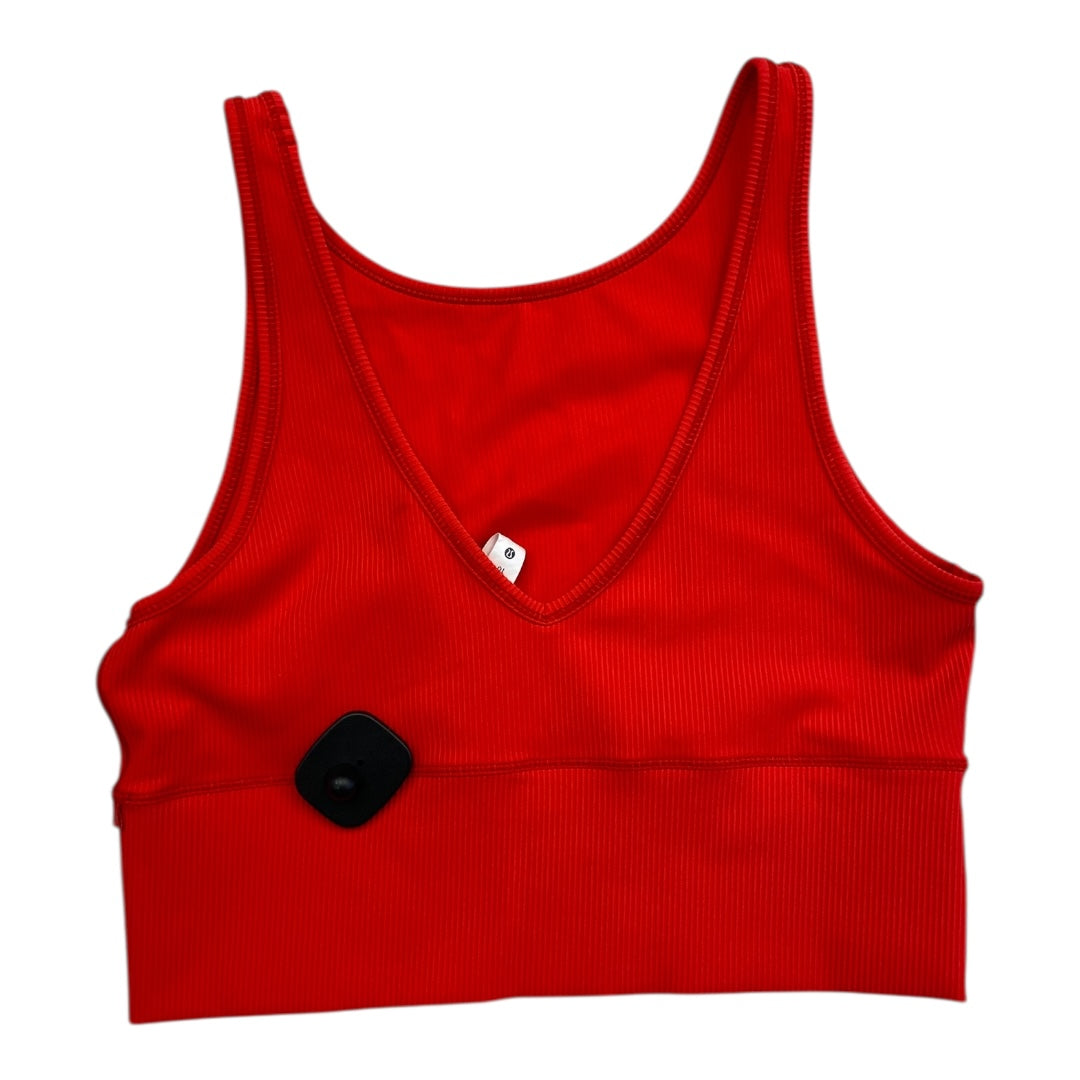 Athletic Bra By Lululemon In Red, Size:10