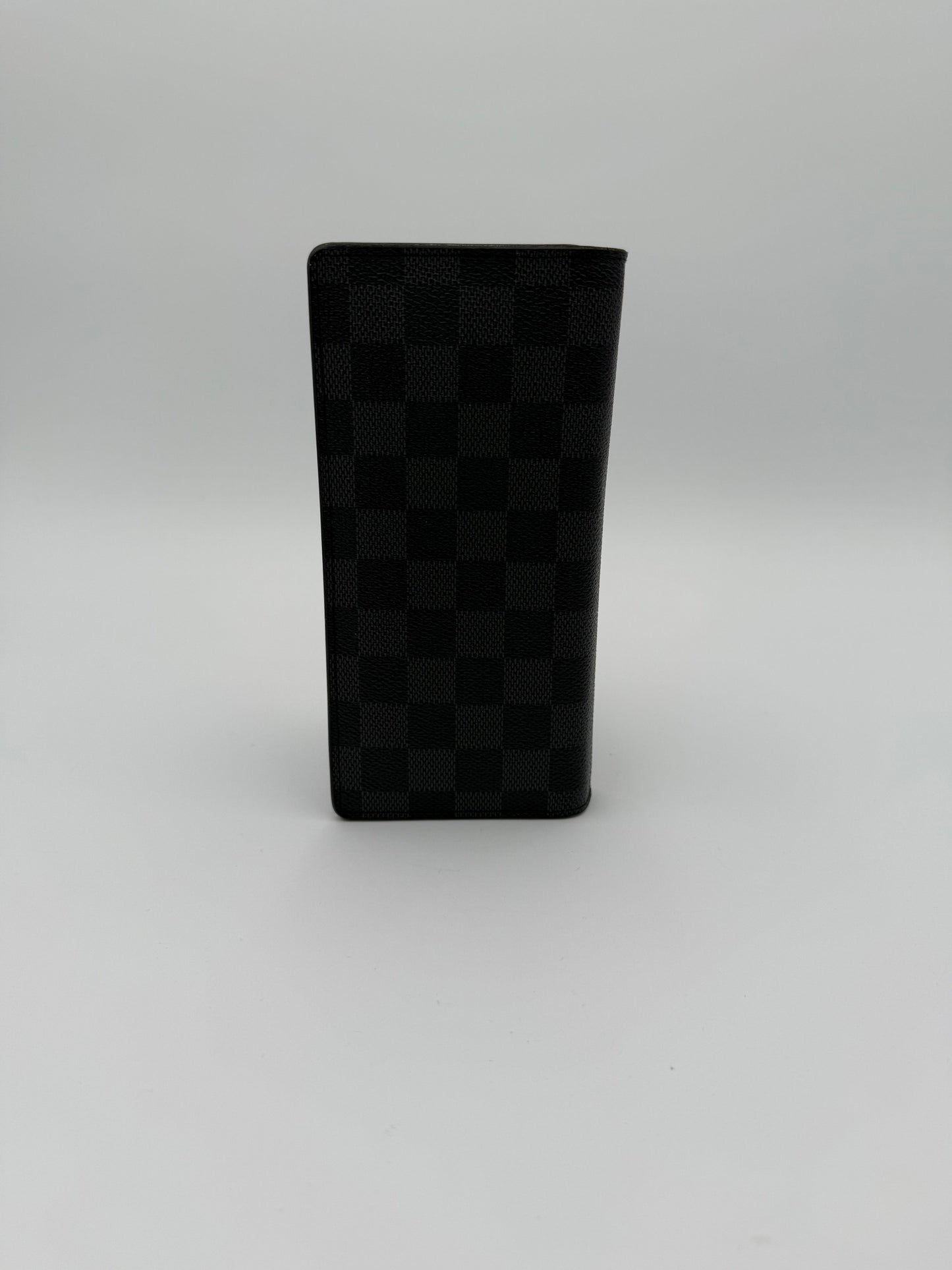 Wallet Luxury Designer By Louis Vuitton In Black & Grey, Size:Large