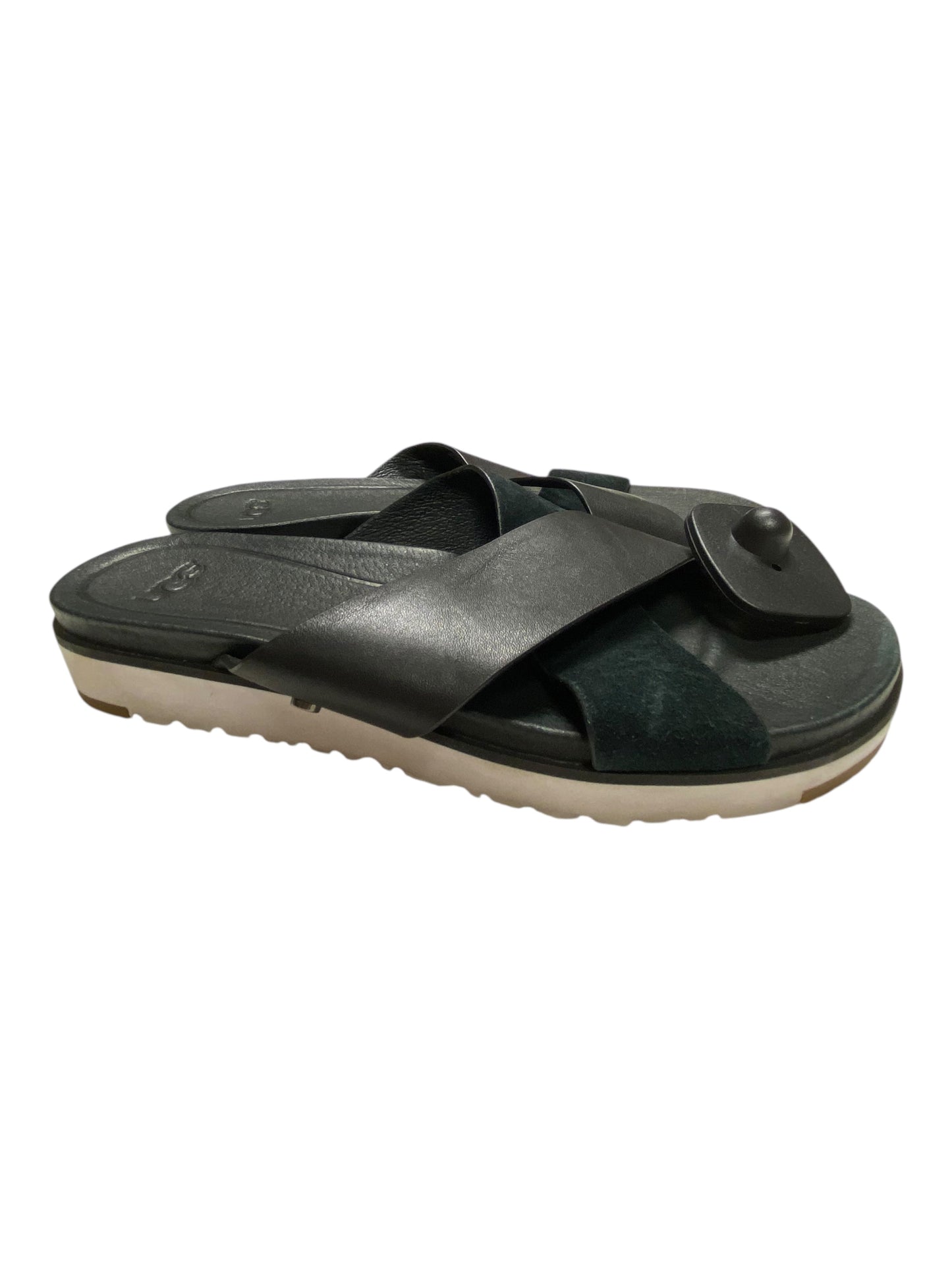 Sandals Designer By Ugg In Black, Size:6.5