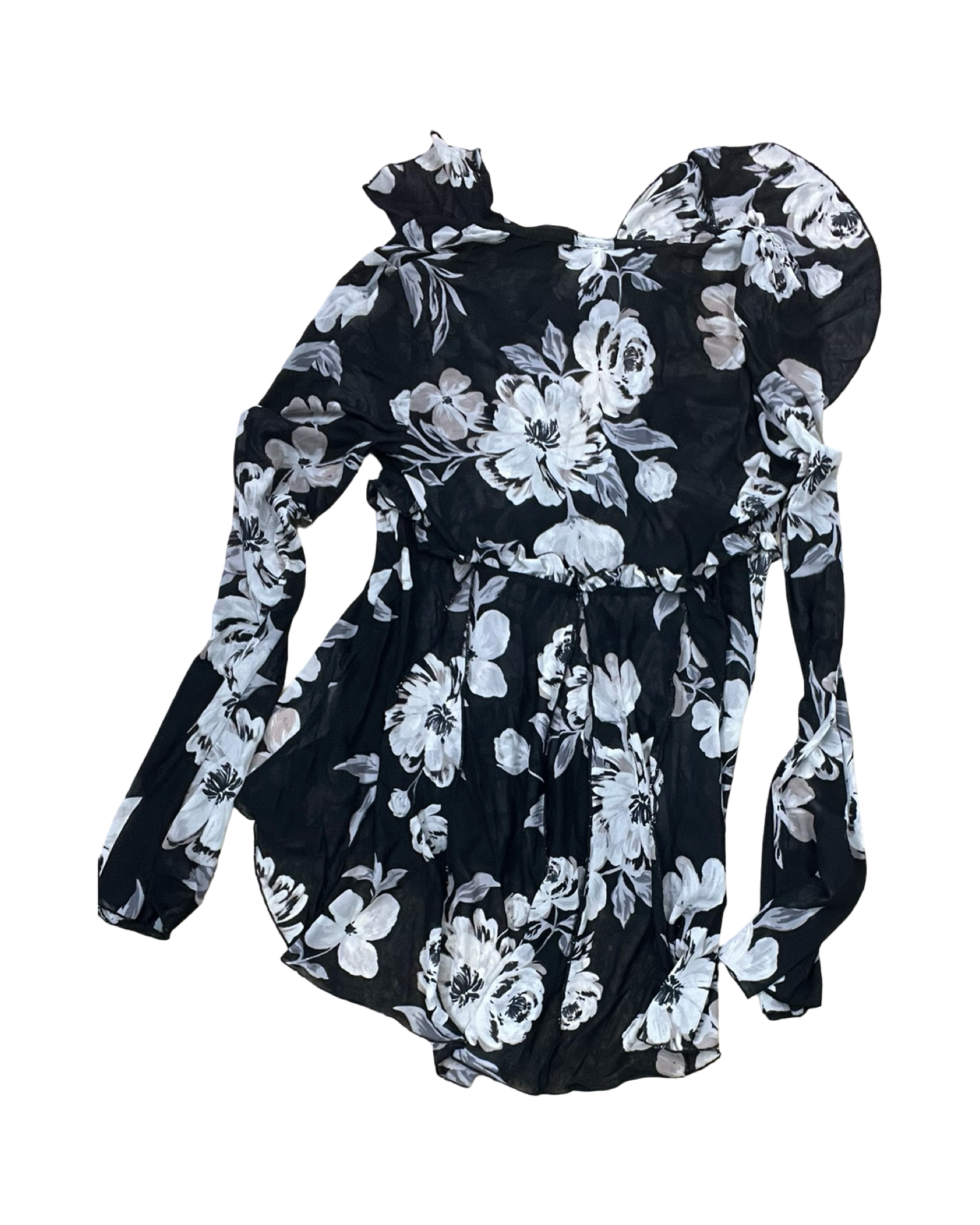 Top Ls By Free People In Black & White, Size:Xs