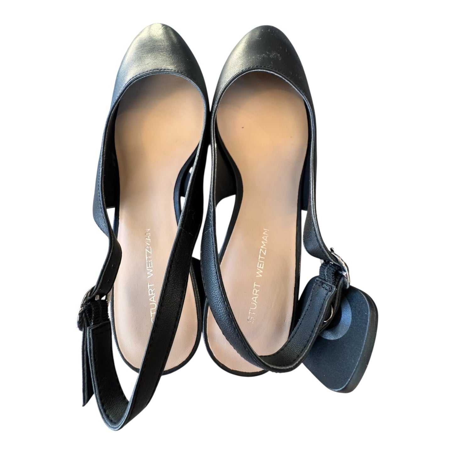 Shoes Heels Block By Stuart Weitzman In Black, Size:6.5